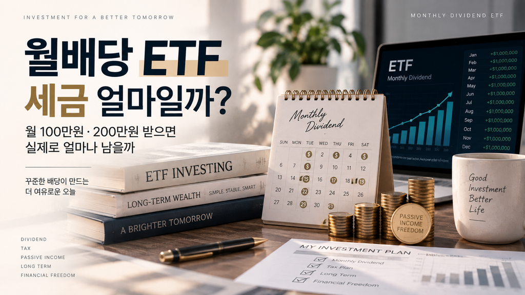 월배당 ETF 세금 얼마? 월 100만원·200만원 받으면 실제로 얼마나 남을까